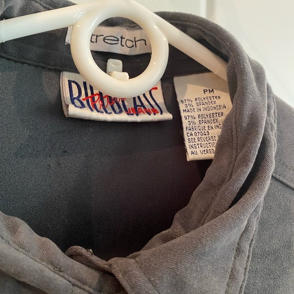 Bill Blass ‘Petite Jeans’ stretch button-up shirt - Picture 2 of 4